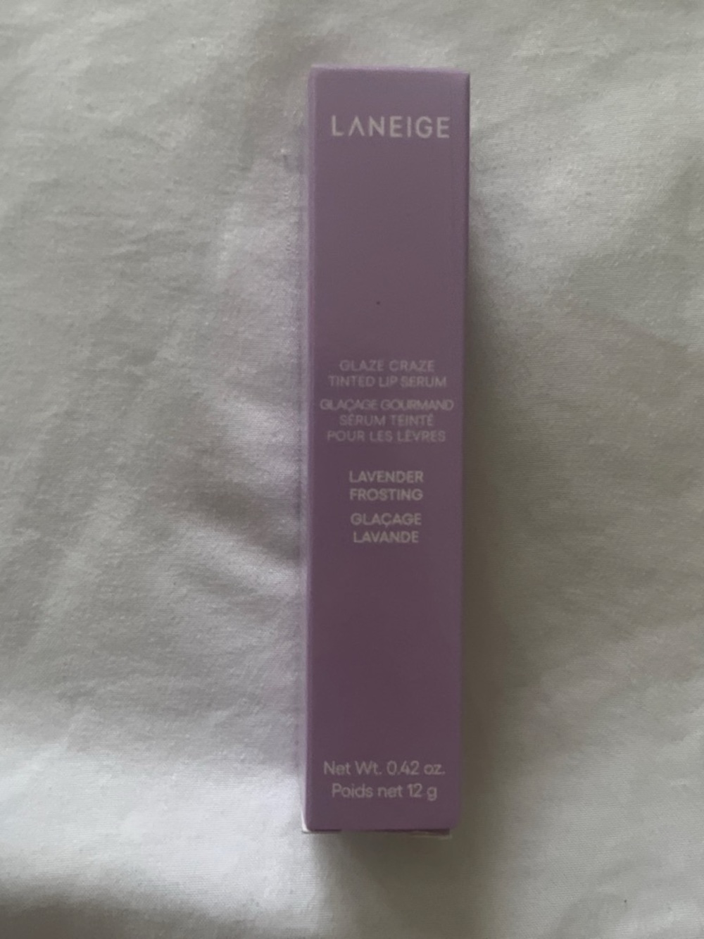 LANEIGE Glaze Craze Tinted Lip Serum — Lavender Frosting